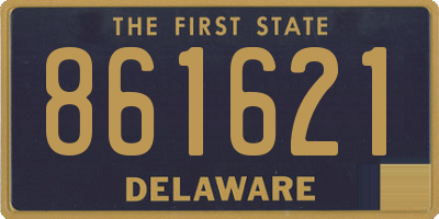 DE license plate 861621