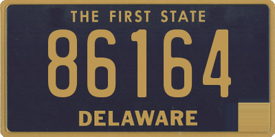 DE license plate 86164