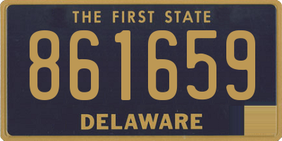 DE license plate 861659