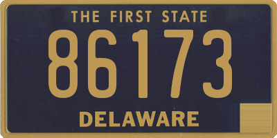 DE license plate 86173