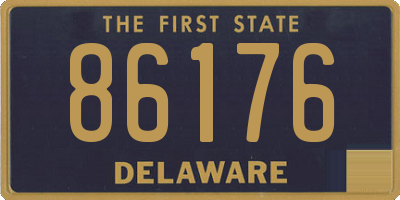 DE license plate 86176