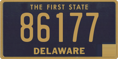 DE license plate 86177