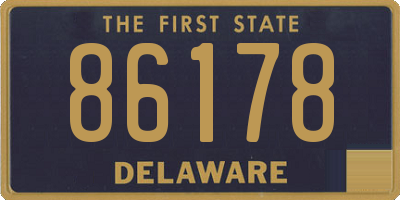 DE license plate 86178