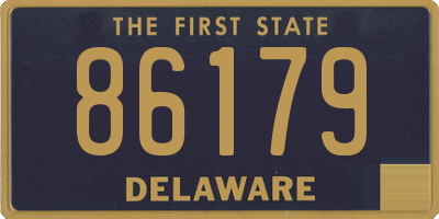 DE license plate 86179