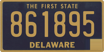 DE license plate 861895