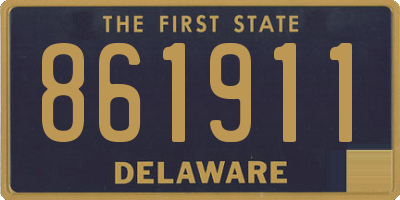 DE license plate 861911