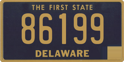 DE license plate 86199