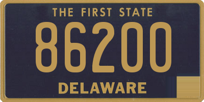DE license plate 86200