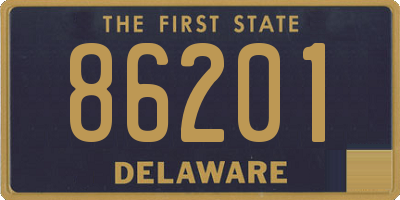 DE license plate 86201
