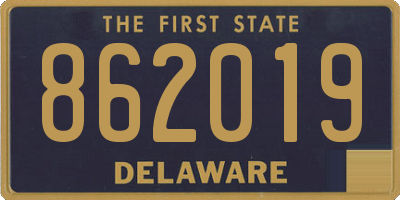 DE license plate 862019