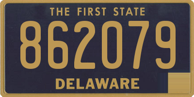 DE license plate 862079