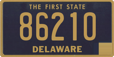 DE license plate 86210