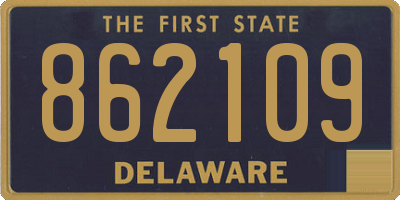 DE license plate 862109