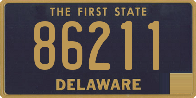 DE license plate 86211
