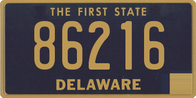 DE license plate 86216