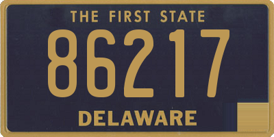 DE license plate 86217