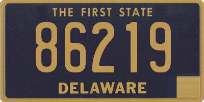 DE license plate 86219