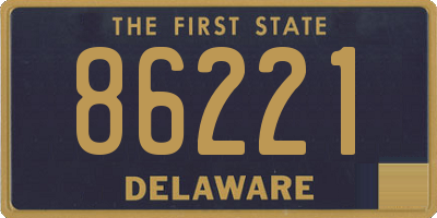 DE license plate 86221