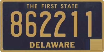 DE license plate 862211