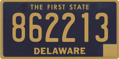 DE license plate 862213