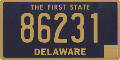 DE license plate 86231