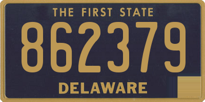 DE license plate 862379