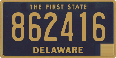 DE license plate 862416