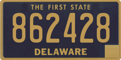 DE license plate 862428