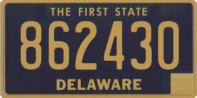 DE license plate 862430