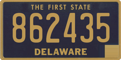 DE license plate 862435