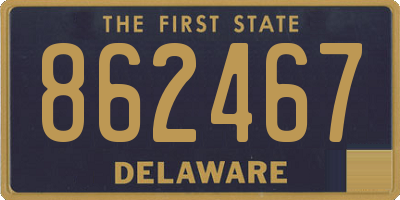 DE license plate 862467
