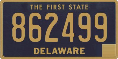DE license plate 862499