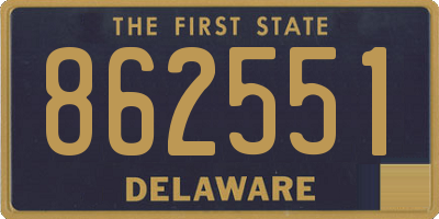 DE license plate 862551