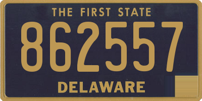 DE license plate 862557