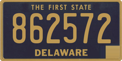 DE license plate 862572