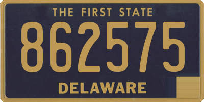 DE license plate 862575