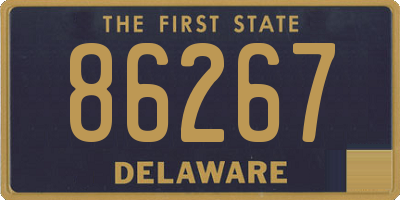 DE license plate 86267