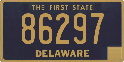DE license plate 86297