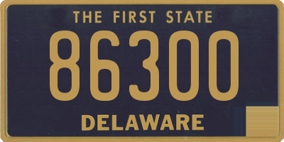 DE license plate 86300