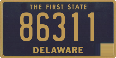 DE license plate 86311