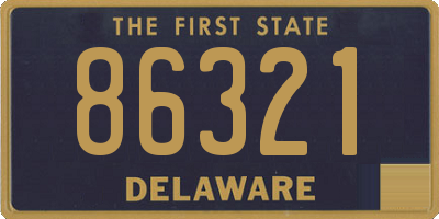 DE license plate 86321
