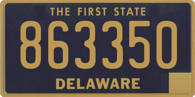 DE license plate 863350