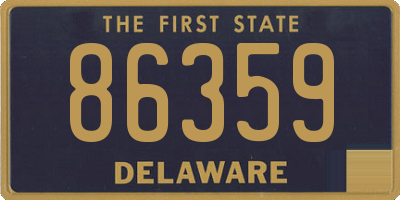 DE license plate 86359