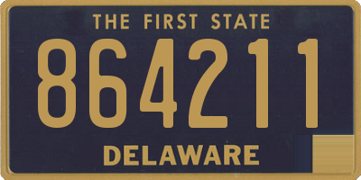 DE license plate 864211