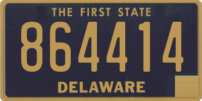 DE license plate 864414
