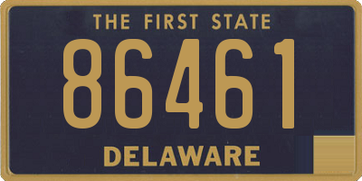 DE license plate 86461