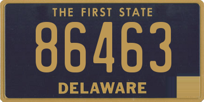 DE license plate 86463