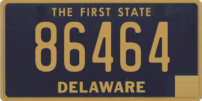 DE license plate 86464