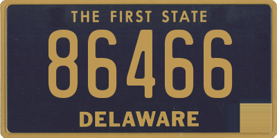 DE license plate 86466