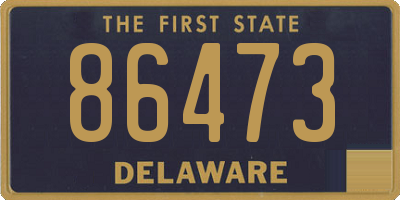 DE license plate 86473